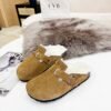 birkenstock original wool slippers imported mercerized cowhide suede upper