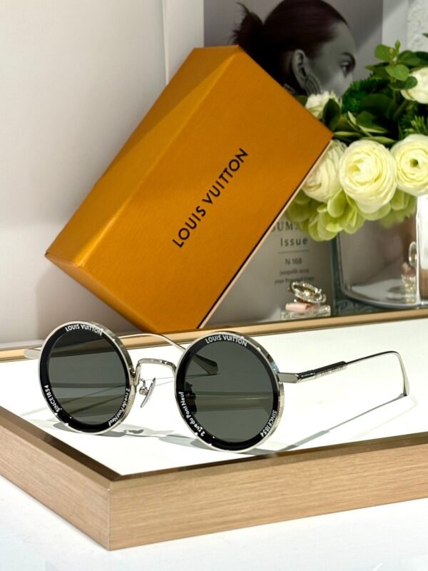 LOUIS VUITTO round fashion sunglasses SIZE: 44 29-140