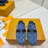 Louis Vuitton original calf leather 1:1 slippers