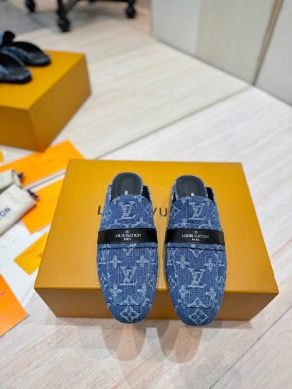 Louis Vuitton original calf leather 1:1 slippers