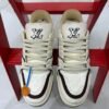 Louis Vuitton & tyler trainer WHITE embossed shoes