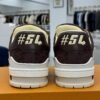 LOUIS VUITTON & TYLER TRAINER BROWN EMBOSSED SHOES