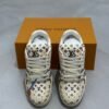 Louis Vuitton trainer beige graffiti leather