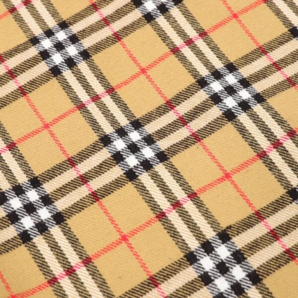 burberry double-brushed striped pair check classic shirt