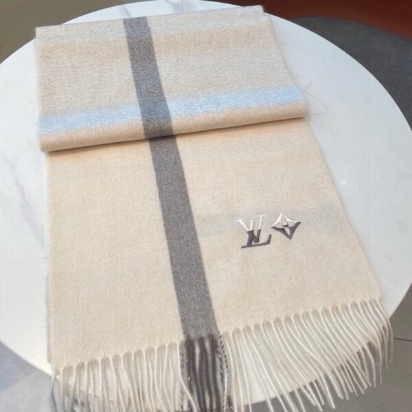 Louis Vuitton original water ripple cashmere scarf