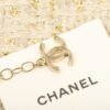 Chanel diamond full woven necklace