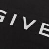 Givenchy reflective letter short-sleeved T-shirt