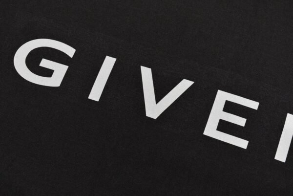 Givenchy reflective letter short-sleeved T-shirt