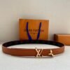 Louis Vuitton genuine leather belt premium version width 3cm
