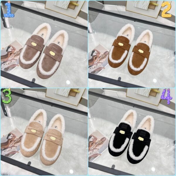 miumiu Autumn/Winter Pure Wool Loafers