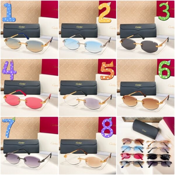 Cartier sunglasses high-end version SIZE: 56 mouth 18-142