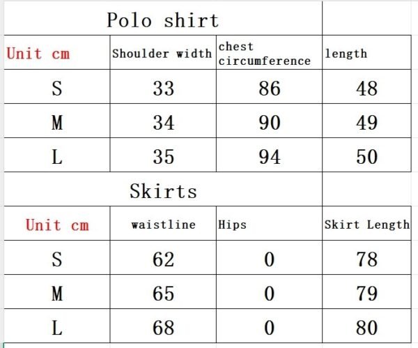 Miu Miu New Embroidered Collar Short Sleeve Polo Shirt + Skirt Set
