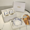 DIOR tiger print cup and saucer set