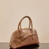 miumiu Aventure Bag Premium Edition Cognac Color 1:1 Bag Size: 33x17x11cm