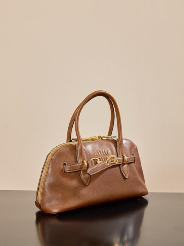miumiu Aventure Bag Premium Edition Cognac Color 1:1 Bag Size: 33x17x11cm