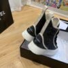 Chanel original new canvas boots