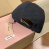 miumiu embroidered baseball cap