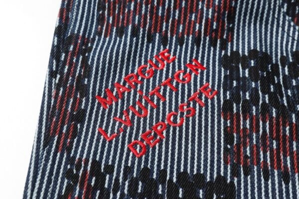 louis vuitton checkered shirt and pants suit