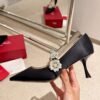 Roger vivier bouquet of flower diamonds kitten shoes