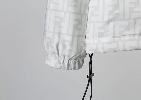 FENDI hoodie white hooded coat