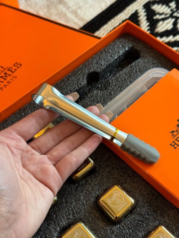 Hermes metal ice cubes