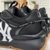 MLB chunky runner Running shoes black raw rubber strap
