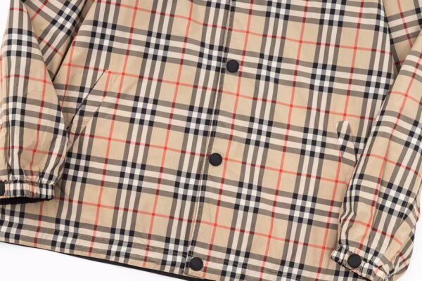 Burberry Classic Plaid Double-Face Hooded Jacket