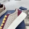 Dior original casual shoes diamond pattern canvas inlay