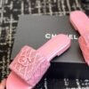 Chanel slippers Lazy slippers Black white Beige pink
