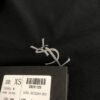 Saint Laurent original round neck short sleeve YSL embroidery logo