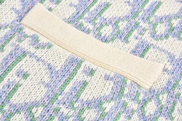 Dior full-print Jacquard Cardigan sweater (off-white)