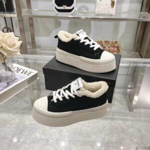 Chanel original suede lettering casual lady shoes