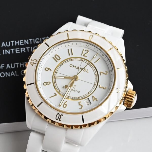 Chanel White Watch Ceramic mechanical watch