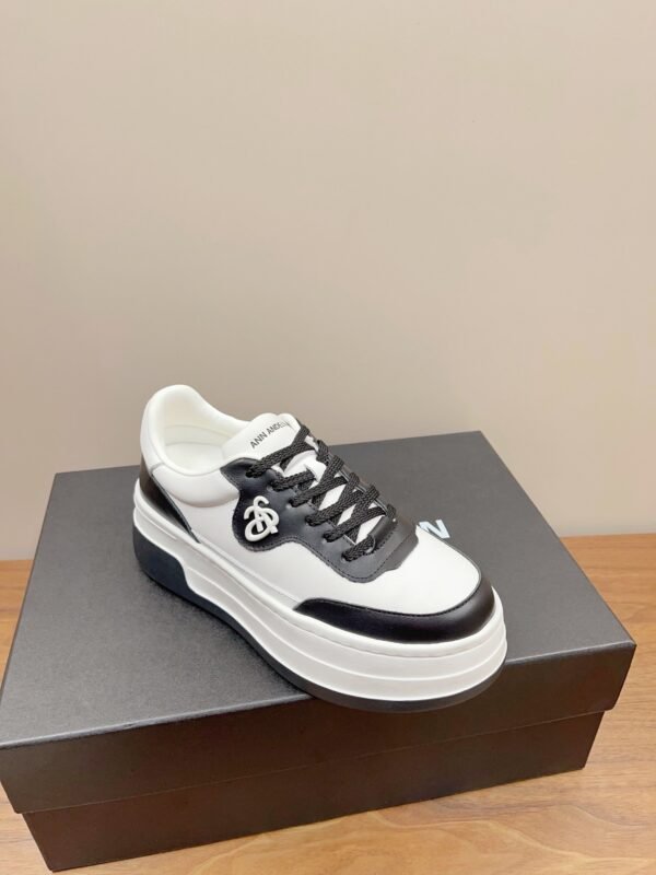 Andelman new arcade blanc platform retro little white shoes