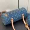 Louis Vuitton papillon denim bleu handbag