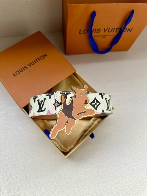 Louis Vuitton & tyler BELT monogram craggy reversible belt