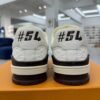 Louis Vuitton & tyler trainer WHITE embossed shoes