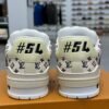 Louis Vuitton trainer beige graffiti leather
