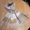 Burberry water ripple Original embroidery cashmere scarf