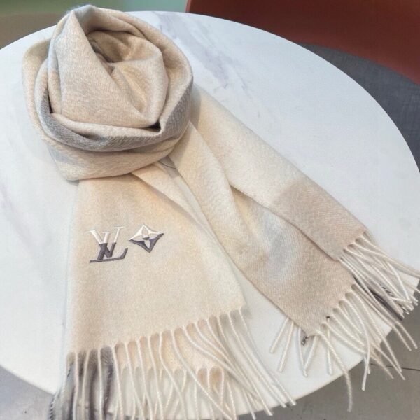 Louis Vuitton original water ripple cashmere scarf