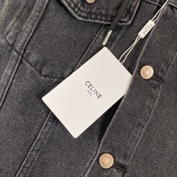 Celine 1:1 hooded sweatshirt denim fashion jacket