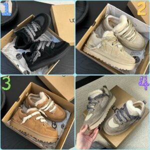 56262-1.jpg UGG new winter snow boots have a wool lining.