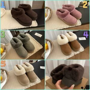 562622.jpg UGG winter new slip-on wool snow boots with increased height and thick sole 4.5cm