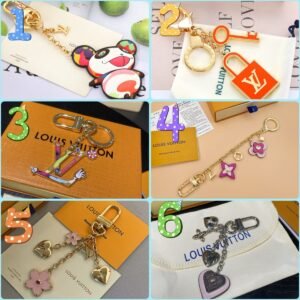 564641.jpg Louis Vuitton LV x TM Superflat Panda Keychain is a collaboration between the brand and Japanese artist Takashi Murakami