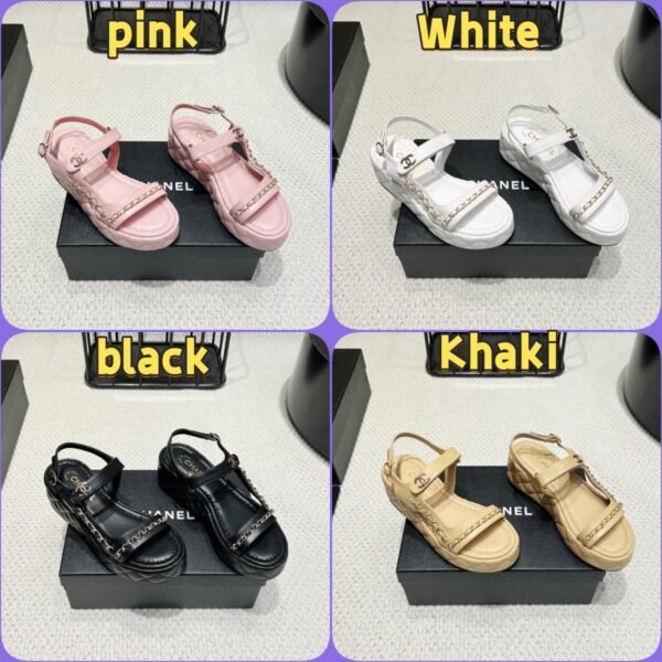 Chanel 2025 Summer Sandals Premium Edition Heel Height 5cm