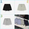 ESSENTIALS FEAR OF GOD brushed small logo new shorts