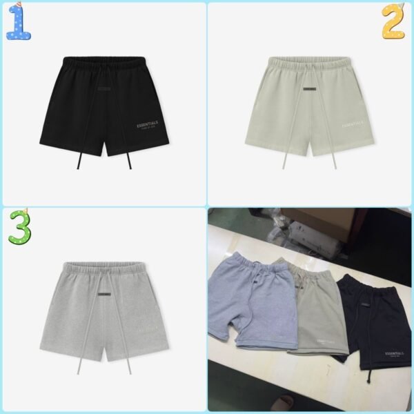 ESSENTIALS FEAR OF GOD brushed small logo new shorts