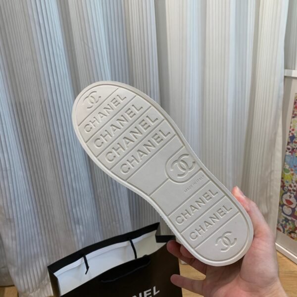 Chanel original new canvas boots