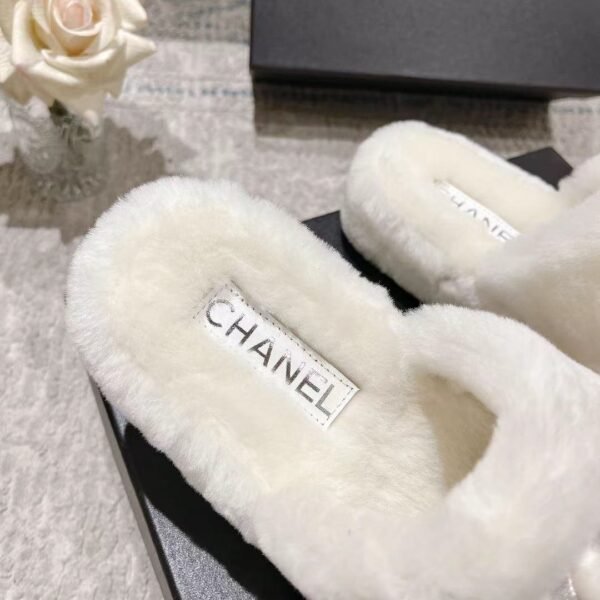 Chane Wool slippers pure fur all lamb wool
