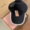 miumiu embroidered baseball cap